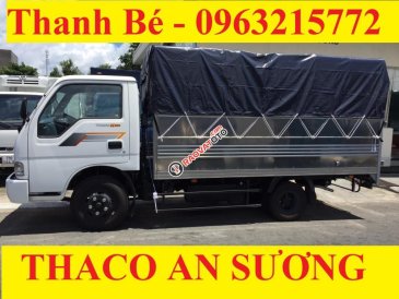 Bán xe tải Kia 2 tấn 4 thùng mui bạt, giá chỉ 334tr, đời 2017, giao xe nhanh