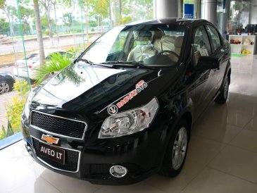 Bán xe Chevrolet Aveo LT màu đen, mua xe trả góp - LH: 090 102 7 102 Ms Huyền