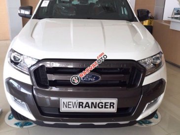 Cần bán xe Ford Ranger 3.2 Wildtrak đời 2017, màu trắng, nhập khẩu nguyên chiếc, giá tốt