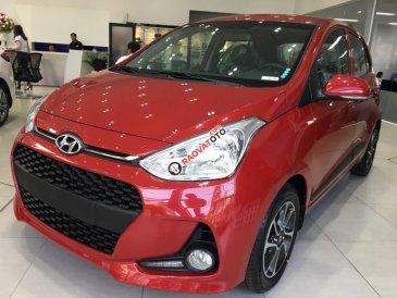 Cần bán Hyundai Grand i10 1.0 AT đời 2017, màu đỏ