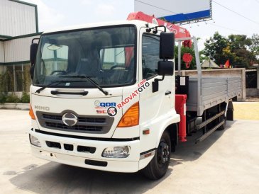 Đại lý bán xe tải Hino 6.4 tấn/6T4 FC gắn cẩu Unic 3 tấn V340 3 khúc 4 khúc 5 khúc