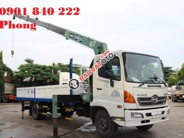 Bán xe tải Hino 6 tấn FC9JLSW, gắn cẩu Unic 3 tấn, giao xe ngay