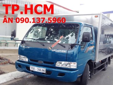 TP. HCM bán Kia K165S đời 2017, màu trắng, thùng kín tôn lạnh