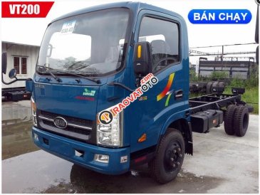 Bán xe tải Veam 1.9 tấn VT200-1 thùng dài 4m3, vào được thành phố