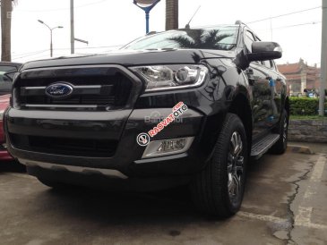 Bán Ford Ranger 2.2L XLT MT 4x4 đời 2017, màu đen, xe nhập, giá cạnh tranh