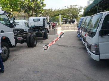 Xe tải thùng kèo mui bạt- tải trọng 7.2 Fuso. Có xe giao ngay giá ưu đãi