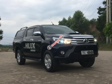 Bán xe Toyota Hilux G năm 2015, màu đen, nhập khẩu