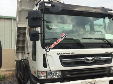 Bán xe ben Daewoo 3 chân, 15 tấn, 10 khối