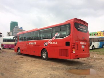 Cần bán gấp Hyundai Universe đời 2015, máy FAW màu sơn đỏ, xe chạy nhíp