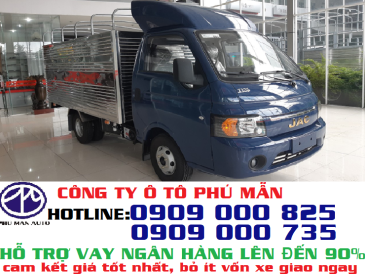 Xe tải Jac X125| Xe tải Jac 1250kg, hỗ trợ trả góp giá siêu khủng