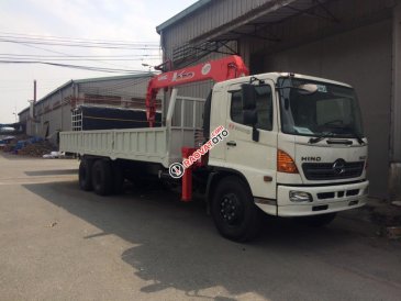 Bán xe tải cẩu Hino 500 Series FL sản xuất 2019, màu trắng