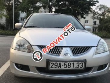 Xe Mitsubishi Lancer 1.6 AT năm 2003, màu bạc 
