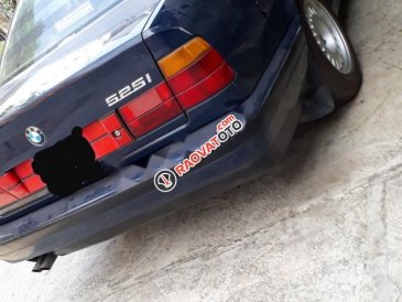 Bán ô tô BMW 5 Series 525i AT sản xuất 1990, màu xanh lam, xe nhập