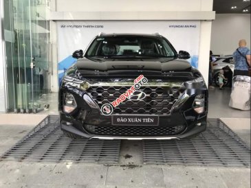 Bán xe Hyundai Santa Fe đời 2019, màu đen