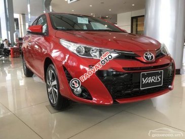 Bán Toyota Yaris đời 2019, màu đỏ, nhập khẩu