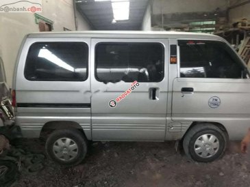 Bán xe Suzuki Super Carry Van đời 2004, màu bạc xe gia đình