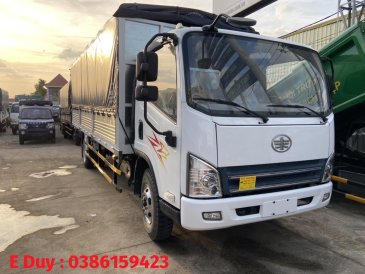 Xe tải 7 tấn thùng dài, Faw 7t3, động cơ Hyundai, trả góp 80% xe mới