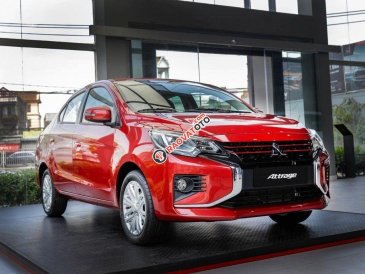Bán ô tô Mitsubishi Attrage đời 2020, màu đỏ, số sàn, nhập Thái