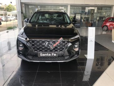 Bán Hyundai Santa Fe đời 2020, màu đen, máy dầu tiêu chuẩn 