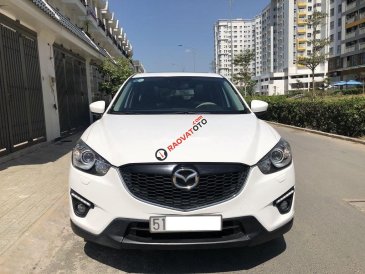 Bán xe Mazda CX 5 AT đời 2015, màu trắng xe gia đình