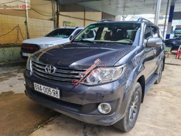 Bán Toyota Fortuner 2.5 G sản xuất năm 2012, màu xám, giá 485tr