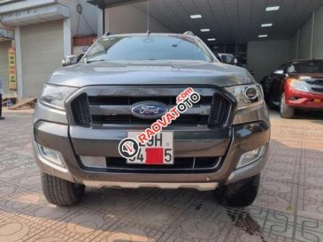 Bán Ford Ranger Wildtrak 3.2L 4x4 AT năm 2017, màu xám