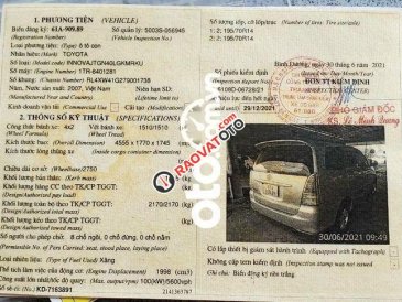 Bán ô tô Toyota Innova J năm sản xuất 2008, màu bạc xe gia đình giá cạnh tranh