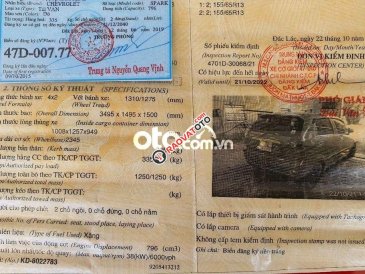 Bán Chevrolet Spark Van sản xuất năm 2015, màu đỏ, 120 triệu