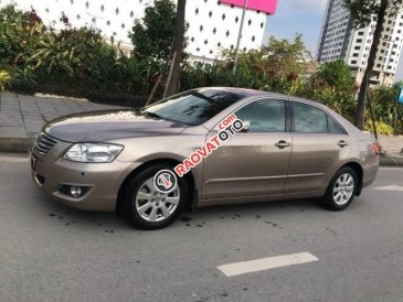 Bán Toyota Camry 2.4G sản xuất 2008, màu nâu số tự động, 398tr