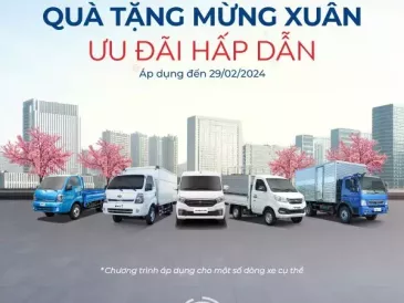 ƯU ĐÃI CHO KHÁCH HÀNG MUA XE TRONG DỊP ĐẦU XUÂN NĂM MỚI GIÁP THÌN 2024