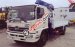 Hino 8 tấn lắp cẩu 5 tấn Tanado, màu trắng