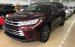 Bán Toyota Highlander LE 2017 USA màu đỏ mận, nội thất nâu da bò - LH 0904927272