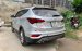 Bán xe Hyundai Santa Fe 2.2 CRDI đời 2017, màu bạc chính chủ