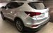 Bán Hyundai Santa Fe CRDi 2.2 AT(Full máy dầu), đời 2016, màu bạc, biển Sài Gòn, xe lướt như mới