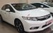 Bán Honda Civic máy 2.0 số tự động đời T12/2014 màu trắng tuyệt đẹp mới 80%